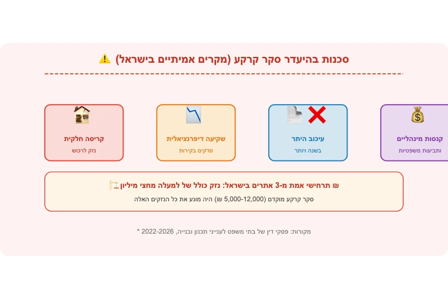 סקר קרקע שלבים